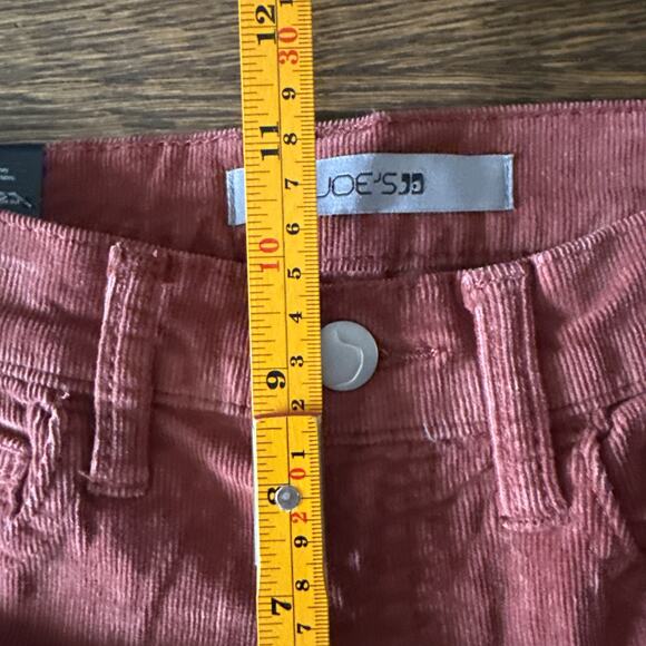 Joe's Jeans Brick Corduroy High-Rise Flare Pants Burnt Orange 23 – Retro Chic - Picture 6 of 7
